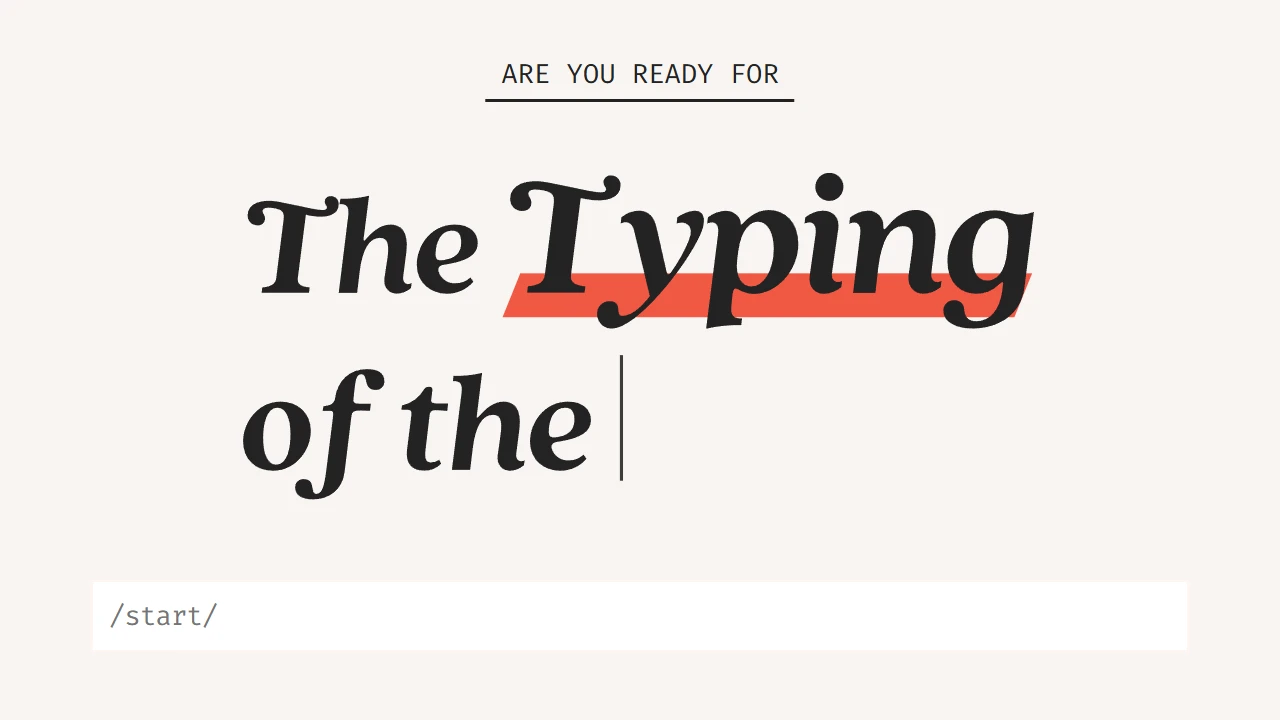 Screenshot of The Typing of the RegEX