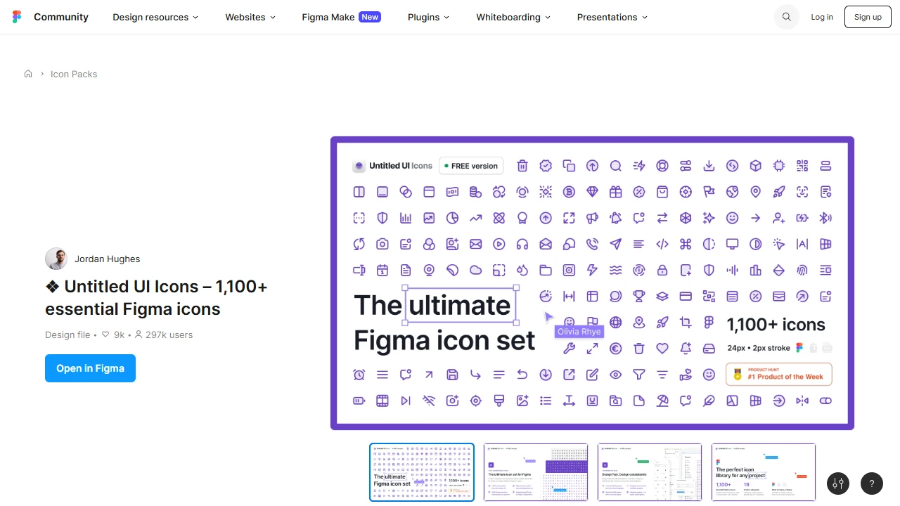 Screenshot of Untitled UI Icons for Figma