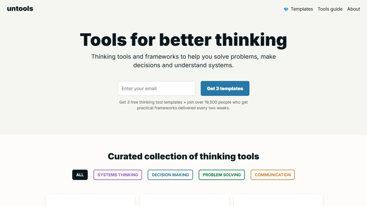 Screenshot of Untools
