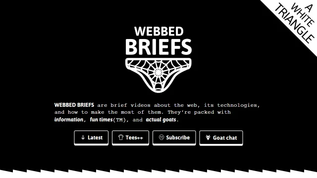 Screenshot of Webbed Briefs