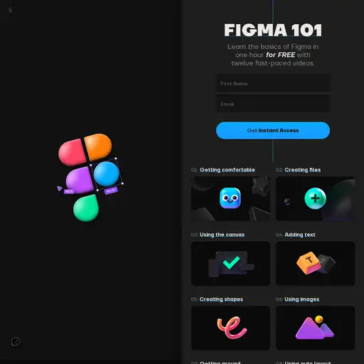 Screenshot of Figma 101 website