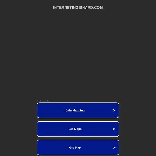 Screenshot of Interneting is Hard website