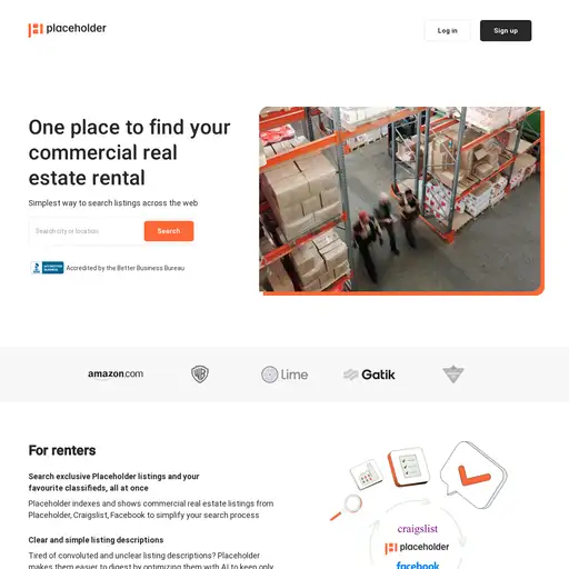 Screenshot of Placeholder.com website