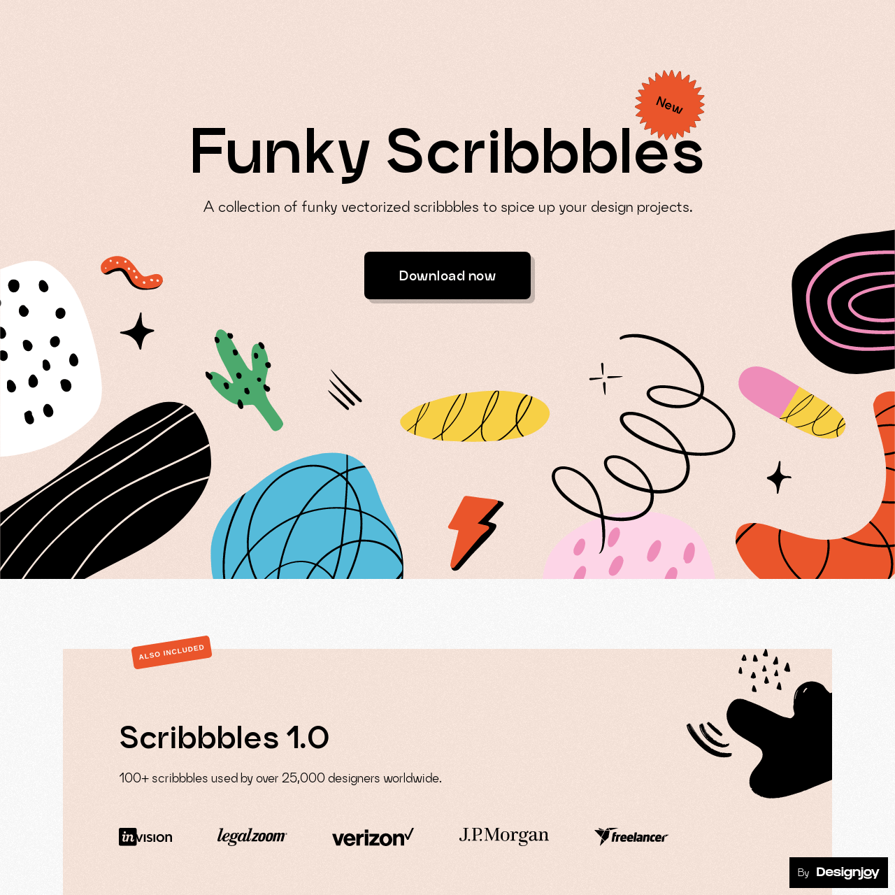 Screenshot of Scribbles website