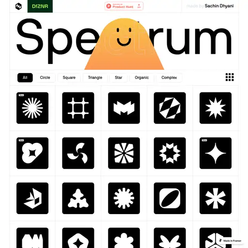 Screenshot of Spectrum website